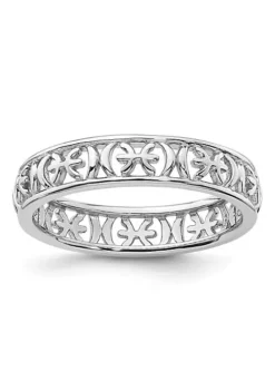 Hot Sale ⭐ Sterling Silver Stackable Expressions Pisces Zodiac Ring by Belk & Co. ❤️ -DealsBelk & Co. Store Belk 15198