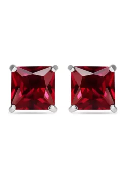 Cheap ๐ 3.75 ct. t.w. Garnet Stud Earrings, Sterling Silver by Belk & Co. ๐ฅ
