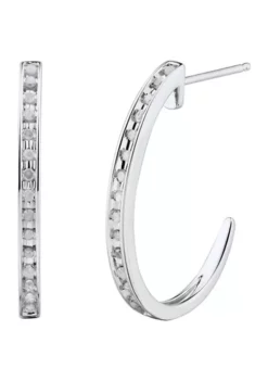 Budget ❤️ 1/4 ct. t.w. Diamond Earrings in Sterling Silver by Belk & Co. 🛒