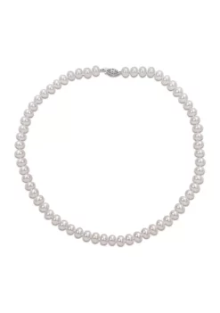 Deals 🎉 5-6MM Freshwater Cultured Pearl 18" Strand Necklace with Sterling Silver Clasp by Belk & Co. 🥰 -DealsBelk & Co. Store Belk 15237