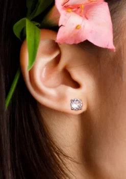 Discount 🥰 Lab Created 4.8 CT TGW Created White Sapphire Stud Earrings in Sterling Silver by Belk & Co. ✔️ -DealsBelk & Co. Store Belk 15244