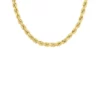 Discount 😉 18 Inch Rope Chain Necklace in 14K Yellow Gold by Belk & Co. ✔️