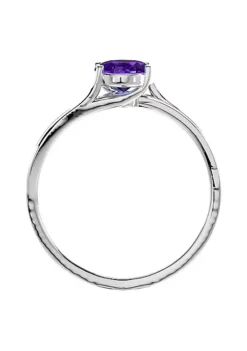 Discount ๐ฅฐ 1 1/2cttw Oval Shape Amethyst and Diamond Ring In Sterling Silver by Belk & Co. ๐ 8 Discount ๐ฅฐ 1 1/2cttw Oval Shape Amethyst and Diamond Ring In Sterling Silver by Belk & Co. ๐ -DealsBelk & Co. Store Belk 15347