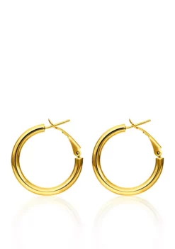 New ๐ 14k Yellow Gold Hoop Earring by Belk & Co. ๐
