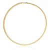 Top 10 🤩 Reversible Choker Necklace in 10k Yellow Gold and Sterling Silver by Belk & Co. ✨