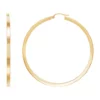 Buy ❤️ 3 mm x 60 mm Hoops in 10K Yellow Gold by Belk & Co. 🧨