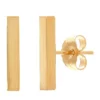 Buy 👏 Polished Square Stick Earrings in 14K Gold by Belk & Co. 👏