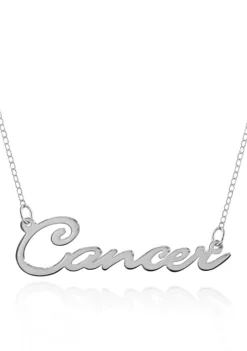 Promo 🎉 Sterling Silver Cancer Necklace by Belk & Co. 🎉 -DealsBelk & Co. Store Belk 15396
