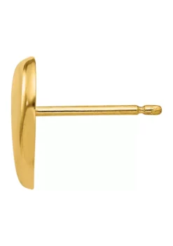 Coupon 🌟 14K Yellow Gold Heart Post Earrings by Belk & Co. ⭐ -DealsBelk & Co. Store Belk 15409