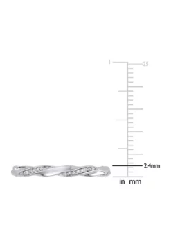 Cheapest ๐ 1/4 CT TW Diamond Twist Eternity Ring in 10k White Gold by Belk & Co. ๐ 9 Cheapest ๐ 1/4 CT TW Diamond Twist Eternity Ring in 10k White Gold by Belk & Co. ๐ -DealsBelk & Co. Store Belk 15454