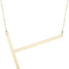 Top 10 🌟 14 Karat Yellow Gold Initial-T Necklace by Belk & Co. ⭐