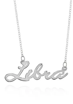 Best Sale 🔔 Sterling Silver Libra Necklace by Belk & Co. 🔥 -DealsBelk & Co. Store Belk 15498