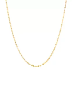 Budget ⌛ 18 Inch Link Chain in 10K Yellow Gold by Belk & Co. 🧨 -DealsBelk & Co. Store Belk 15505