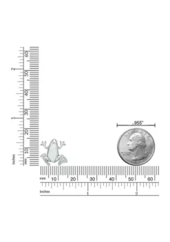 Wholesale ✔️ Lab Created 1/2 ct. t.w. Created Opal Frog Pendant in Sterling Silver by Belk & Co. 🧨 -DealsBelk & Co. Store Belk 15550