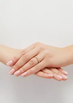 Best Sale ⭐ 1/5 ct. t.w. Diamond Ring in 10K Yellow Gold by Belk & Co. 🥰 -DealsBelk & Co. Store Belk 15596