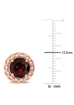 Top 10 โจ 4 CT TGW Garnet Halo Stud Earrings in Rose Plated Sterling Silver by Belk & Co. ๐ 5 Top 10 โจ 4 CT TGW Garnet Halo Stud Earrings in Rose Plated Sterling Silver by Belk & Co. ๐ -DealsBelk & Co. Store Belk 15674