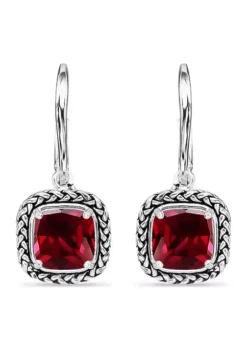 Best reviews of 😍 3.2 ct. t.w. Garnet Drop Earrings, Sterling Silver by Belk & Co. ✔️ -DealsBelk & Co. Store Belk 1569