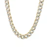 Cheap ❤️ Stainless Steel 8 Millimeter Curb Chain Necklace with Gold Tone Ion Plating, 24 Inch by Belk & Co. 🌟