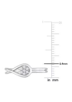 Cheap 🌟 Diamond Accent Infinity Promise Ring in Sterling Silver by Belk & Co. ✔️ -DealsBelk & Co. Store Belk 15781