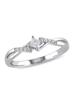 Top 10 ✔️ 1/7 CT TW Princess Cut Diamond Engagement Ring in 10k White Gold by Belk & Co. ❤️ 9 Top 10 ✔️ 1/7 CT TW Princess Cut Diamond Engagement Ring in 10k White Gold by Belk & Co. ❤️ -DealsBelk & Co. Store Belk 15819