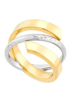 Best reviews of 😍 Open Band in 10K Yellow and White Gold by Belk & Co. 🔔 -DealsBelk & Co. Store Belk 15847