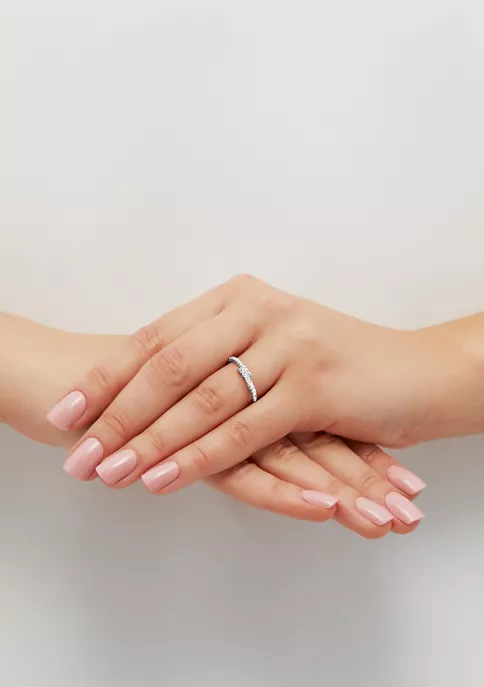 Deals 👍 1/4 ct. t.w. Diamond Ring in Sterling Silver by Belk & Co. ✨ 3 Deals 👍 1/4 ct. t.w. Diamond Ring in Sterling Silver by Belk & Co. ✨ - Image 3