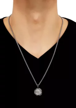 Cheap 💯 1 ct. t.w. Diamond Accent Pendant in Stainless Steel by Belk & Co. 💯 -DealsBelk & Co. Store Belk 15892