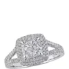 Cheap ✨ 2 ct. t.w. Diamond Double Halo Engagement Ring in 14K White Gold by Belk & Co. 🤩