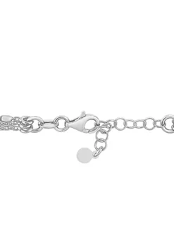 Wholesale 💯 Multi-Strand Link Bracelet in Sterling Silver, 7.5" by Belk & Co. 🥰 -DealsBelk & Co. Store Belk 15925