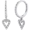 Top 10 😉 1/4 ct. t.w. Diamond Earring in Sterling Silver by Belk & Co. 🛒