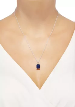 Best Pirce ๐ 4.3 ct. t.w. Sapphire and 0.021 Diamond Chain Pendant Necklace in Sterling Silver by Belk & Co. ๐ 4 Best Pirce ๐ 4.3 ct. t.w. Sapphire and 0.021 Diamond Chain Pendant Necklace in Sterling Silver by Belk & Co. ๐ -DealsBelk & Co. Store Belk 1600