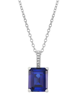 Best Pirce ๐ 4.3 ct. t.w. Sapphire and 0.021 Diamond Chain Pendant Necklace in Sterling Silver by Belk & Co. ๐ 5 Best Pirce ๐ 4.3 ct. t.w. Sapphire and 0.021 Diamond Chain Pendant Necklace in Sterling Silver by Belk & Co. ๐ -DealsBelk & Co. Store Belk 1601