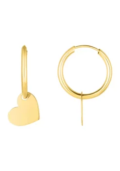 Flash Sale 🥰 Endless Hoop Heart Earrings by Belk & Co. 💯 -DealsBelk & Co. Store Belk 16011