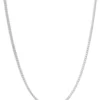 Best deal ⌛ 1/4 ct. t.w. Two Hearts 18 Inch Necklace in 14K White Gold by Belk & Co. 🛒