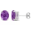 Deals 🔔 4 ct. t.g.w. Amethyst Stud Earrings in Sterling Silver by Belk & Co. 👍