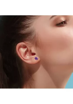 Deals 🔔 4 ct. t.g.w. Amethyst Stud Earrings in Sterling Silver by Belk & Co. 👍 -DealsBelk & Co. Store Belk 16042