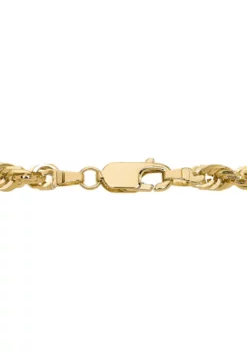 New ✨ Solid Glitter Chain in 10K Yellow Gold by Belk & Co. 🤩 -DealsBelk & Co. Store Belk 16067