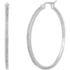 Top 10 🌟 1/5 ct. t.w. Diamond Hoop Earrings in Sterling Silver by Belk & Co. ⭐