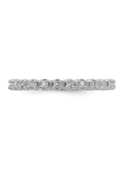 Wholesale 😉 1/2 ct. t.w. White Topaz Stackable Expressions Ring in Sterling Silver by Belk & Co. 💯 -DealsBelk & Co. Store Belk 16120