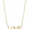 Buy 🧨 Love Necklace in 10K Yellow Gold by Belk & Co. 🥰