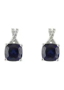 Deals 😀 5/8 ct. t.g.w. Aquamarine Solitaire Pendant with Chain in Sterling Silver by Belk & Co. 😍 -DealsBelk & Co. Store Belk 1625