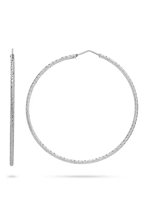 Brand new ๐ Sterling Silver Twist Hoop Earrings by Belk & Co. โจ 1 Brand new ๐ Sterling Silver Twist Hoop Earrings by Belk & Co. โจ