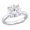 Best Pirce 😉 3.5 ct. t.w. Created Moissanite Solitaire Ring in 10k White Gold by Belk & Co. 🔥