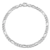 New 👏 3.8MM Figaro Chain Bracelet in Sterling Silver, 9" by Belk & Co. 🔔