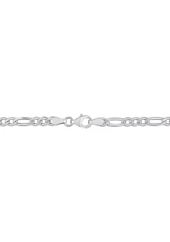 New 👏 3.8MM Figaro Chain Bracelet in Sterling Silver, 9" by Belk & Co. 🔔 -DealsBelk & Co. Store Belk 16476