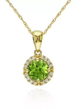 Coupon ๐ฏ 10k Yellow Gold Peridot Pendant by Belk & Co. ๐ฏ
