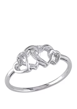 Deals ๐ Diamond Accent Interlocked Heart Ring in 10K White Gold by Belk & Co. ๐ 7 Deals ๐ Diamond Accent Interlocked Heart Ring in 10K White Gold by Belk & Co. ๐ -DealsBelk & Co. Store Belk 16548