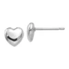 Best deal 🔥 14K White Gold Heart Earrings by Belk & Co. 👏