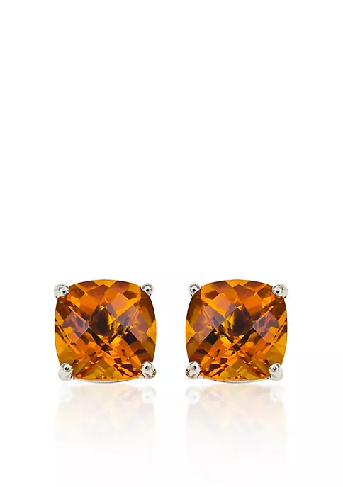 Cheapest ⌛ 14k White Gold 6mm Citrine Stud Earrings by Belk & Co. ❤️ 3 Cheapest ⌛ 14k White Gold 6mm Citrine Stud Earrings by Belk & Co. ❤️ - Image 3