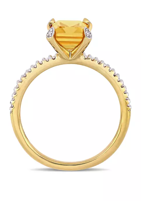 Cheapest ๐ 1.5 ct. t.w. Citrine and 1/10 ct. t.w. Diamond Ring in 10k Yellow Gold by Belk & Co. ๐ฅฐ 3 Cheapest ๐ 1.5 ct. t.w. Citrine and 1/10 ct. t.w. Diamond Ring in 10k Yellow Gold by Belk & Co. ๐ฅฐ - Image 3